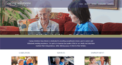 Desktop Screenshot of caringsolutionssa.com